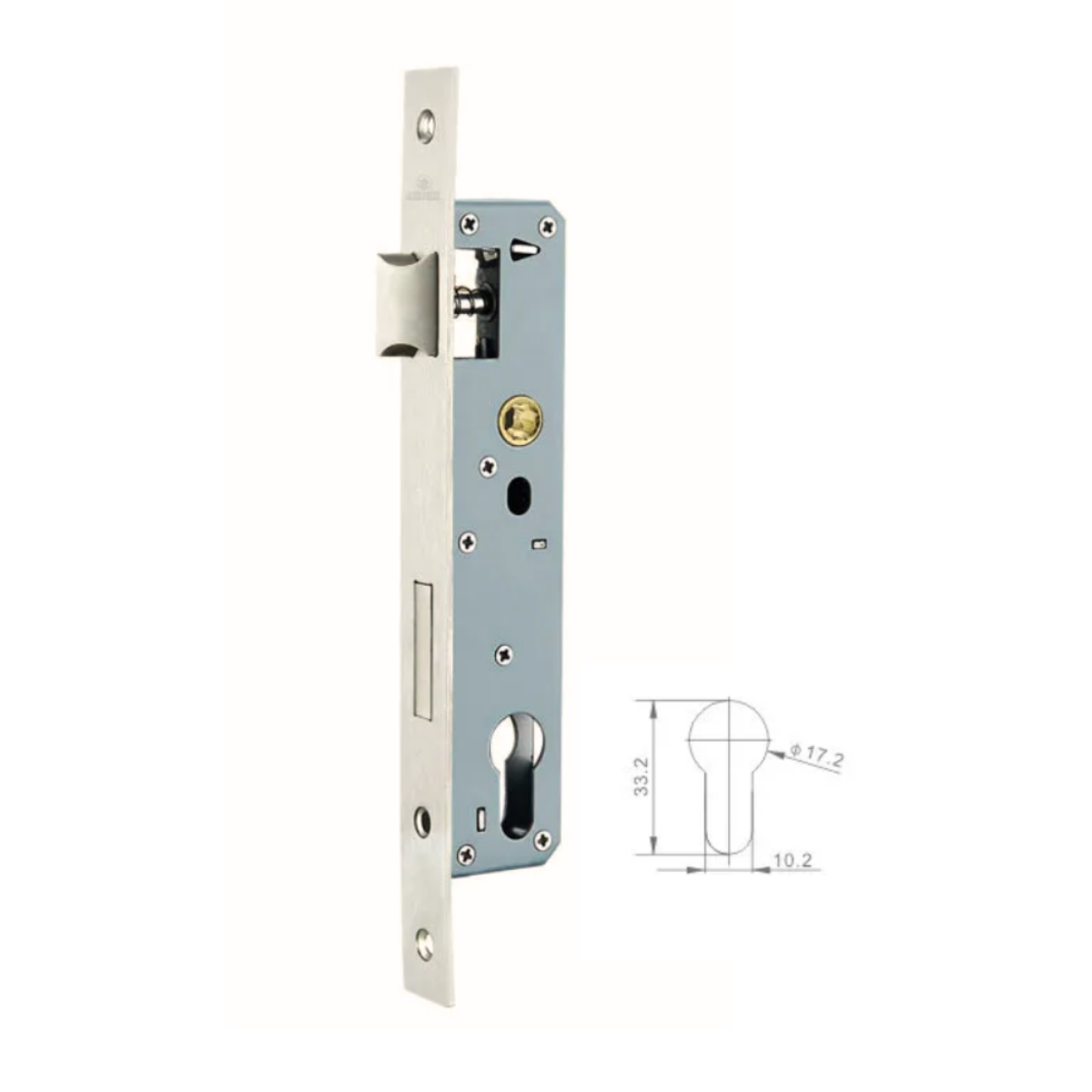 Cerradura angosta- puertas de Aluminio