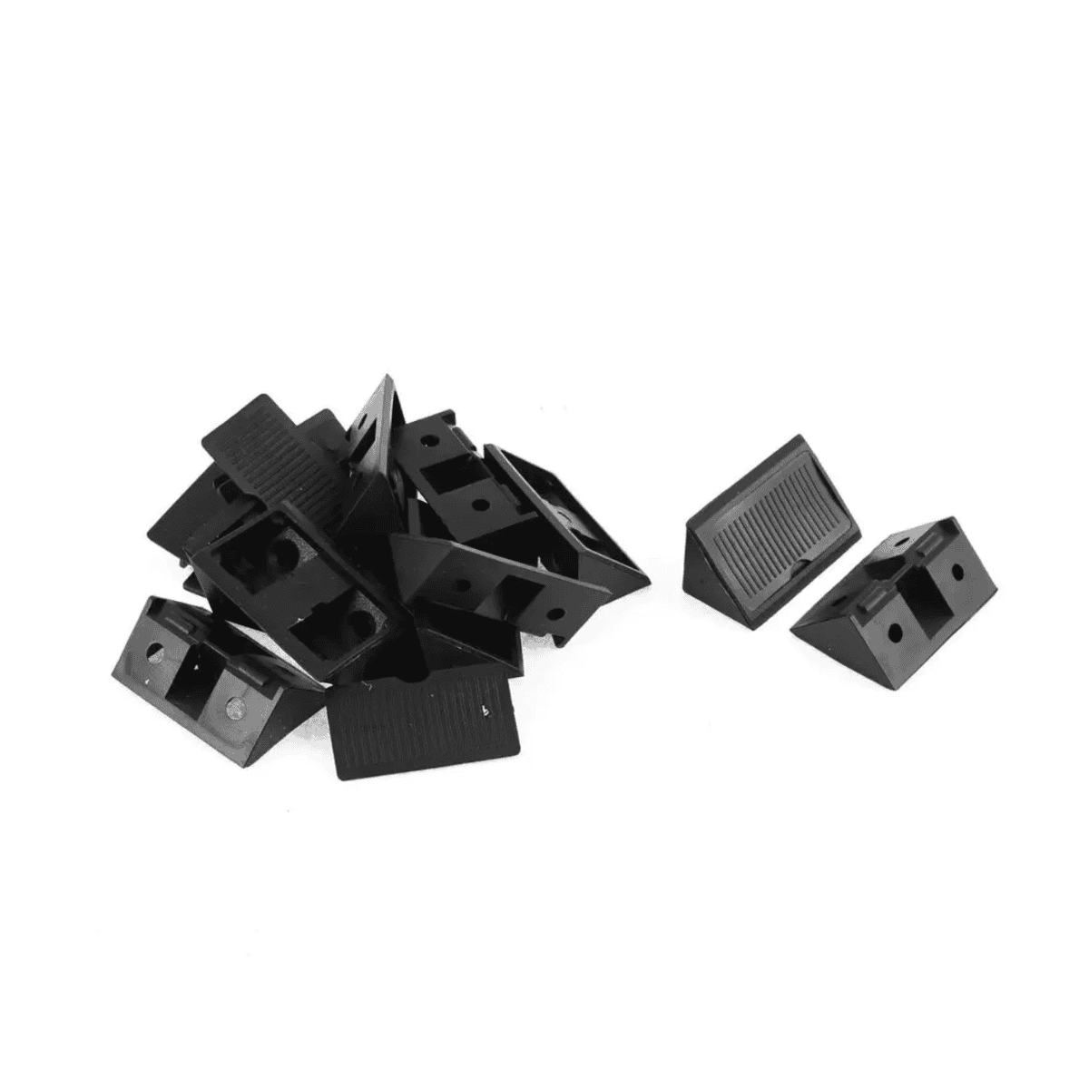 Escuadra Plástica Refuerzo Para Muebles Pack 10 Unidades