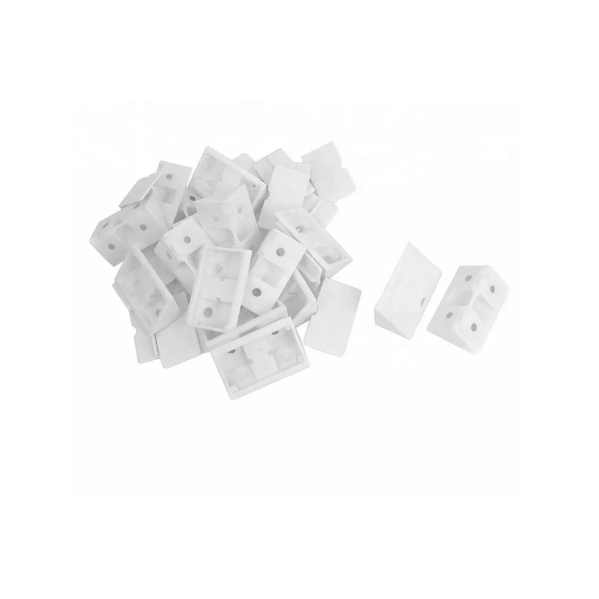 Escuadra Plástica Pack 40 Unidades Armado De Muebles