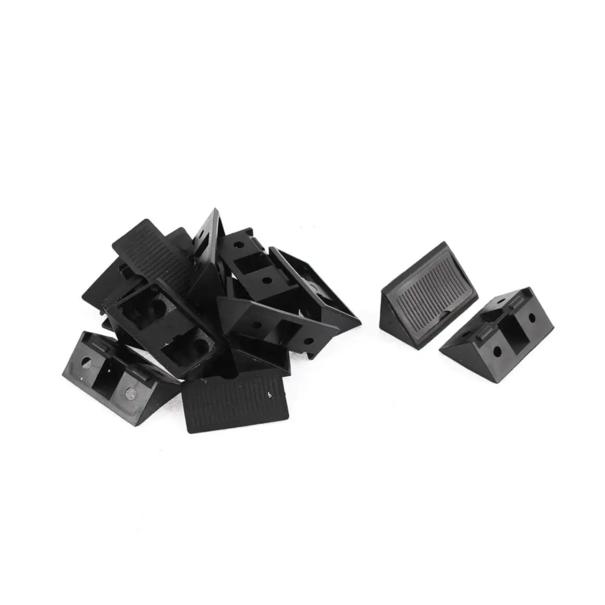 Escuadra Plástica Pack 40 Unidades Armado De Muebles