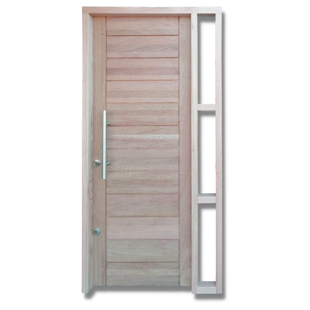 Puerta madera, puertas de cedro exterior Mod. H102