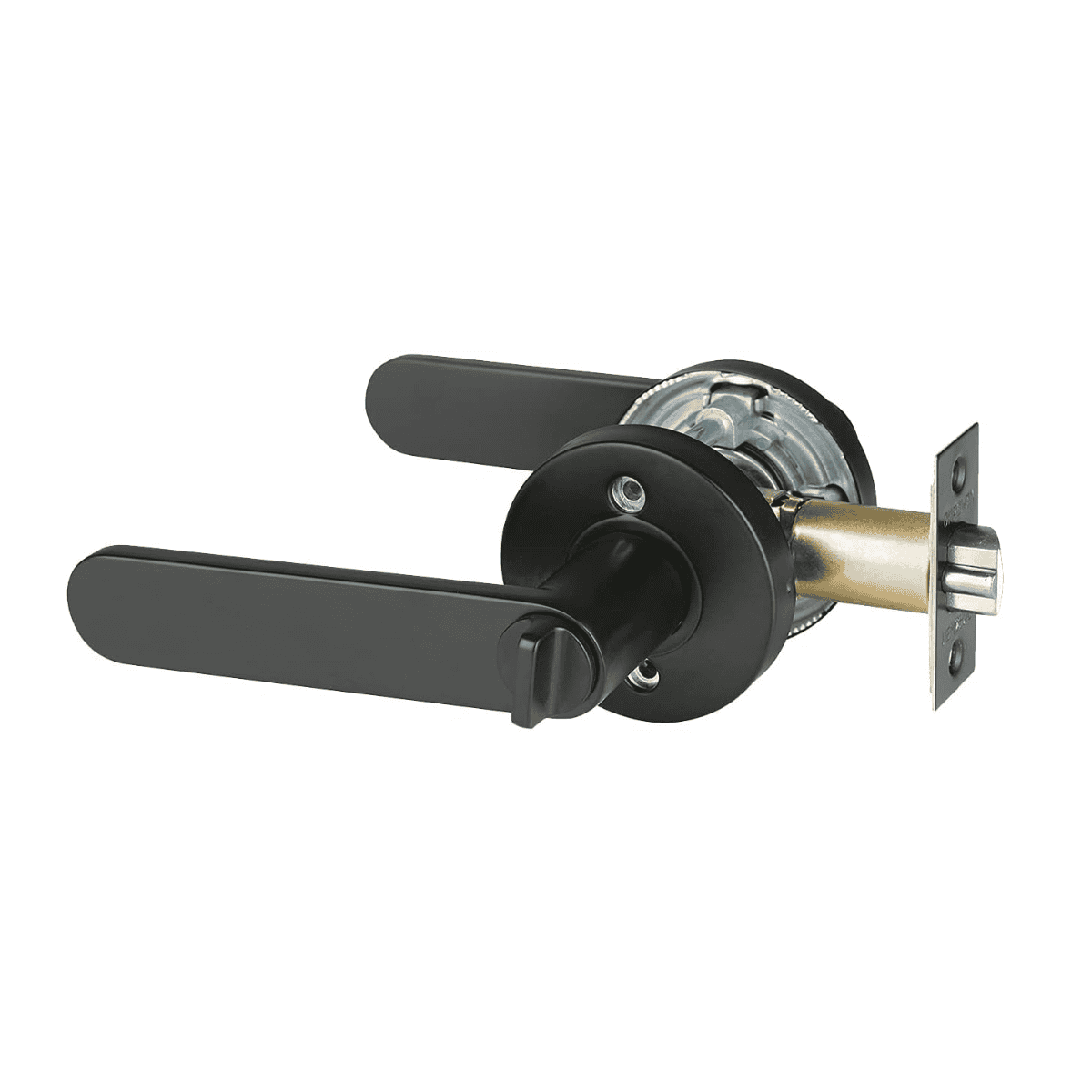 Manija línea bella para puerta con llave y tranca interior