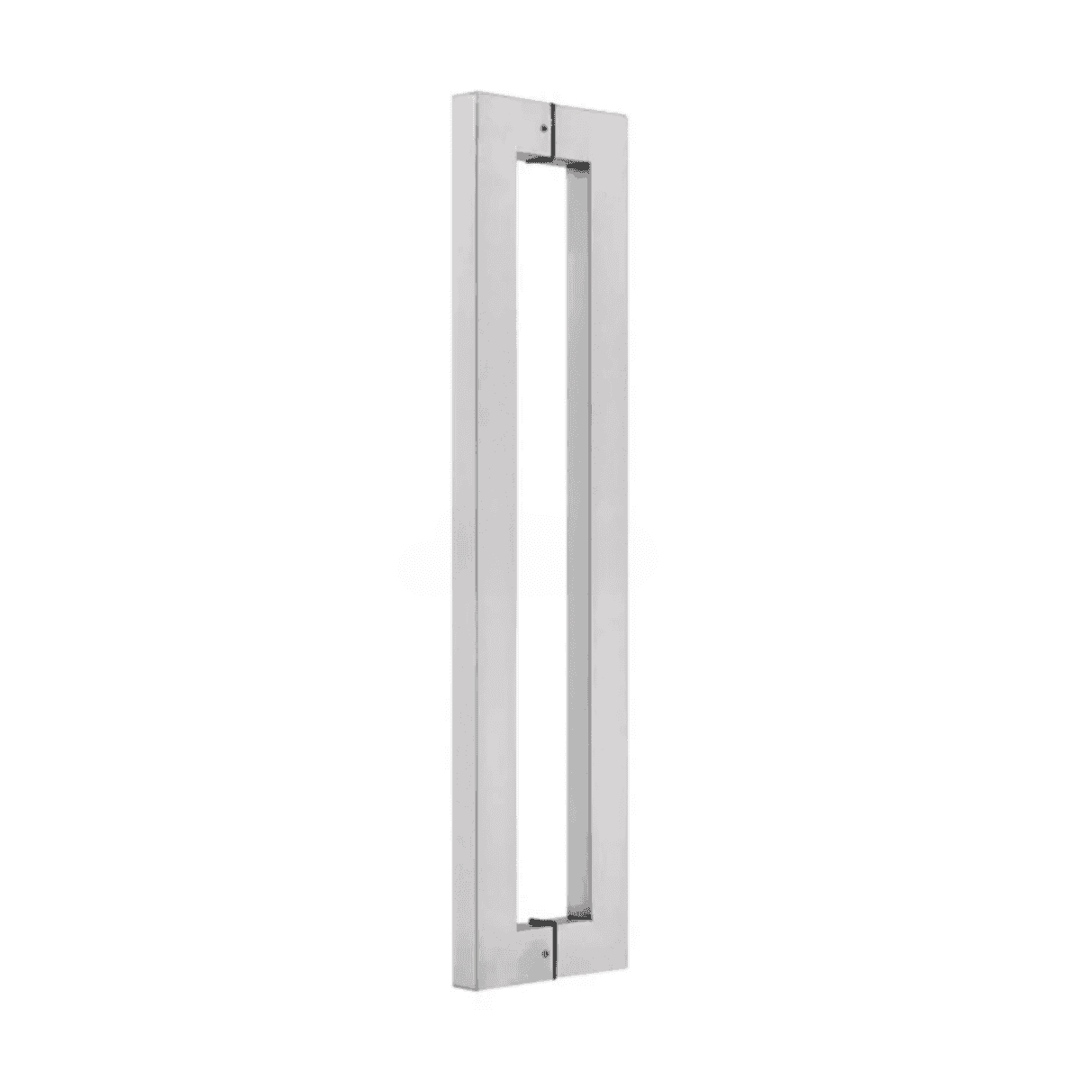 Manijón Doble Acero Inox Cuadrado Para Vidrio O Madera 50cm