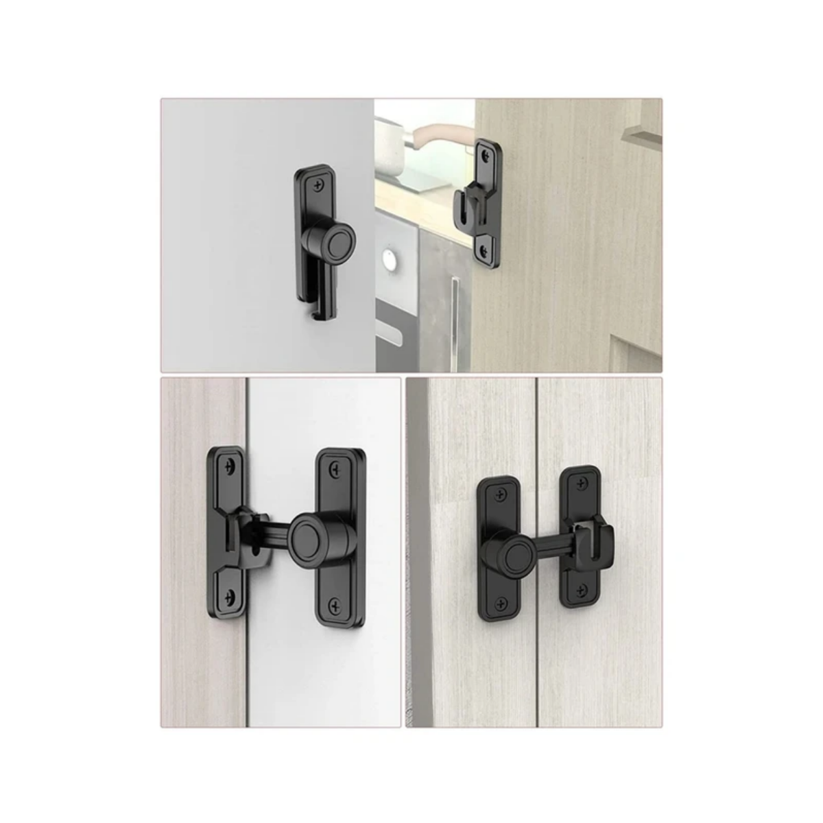 Pasador Estilo Granero Reversible Para Puertas Corredizas