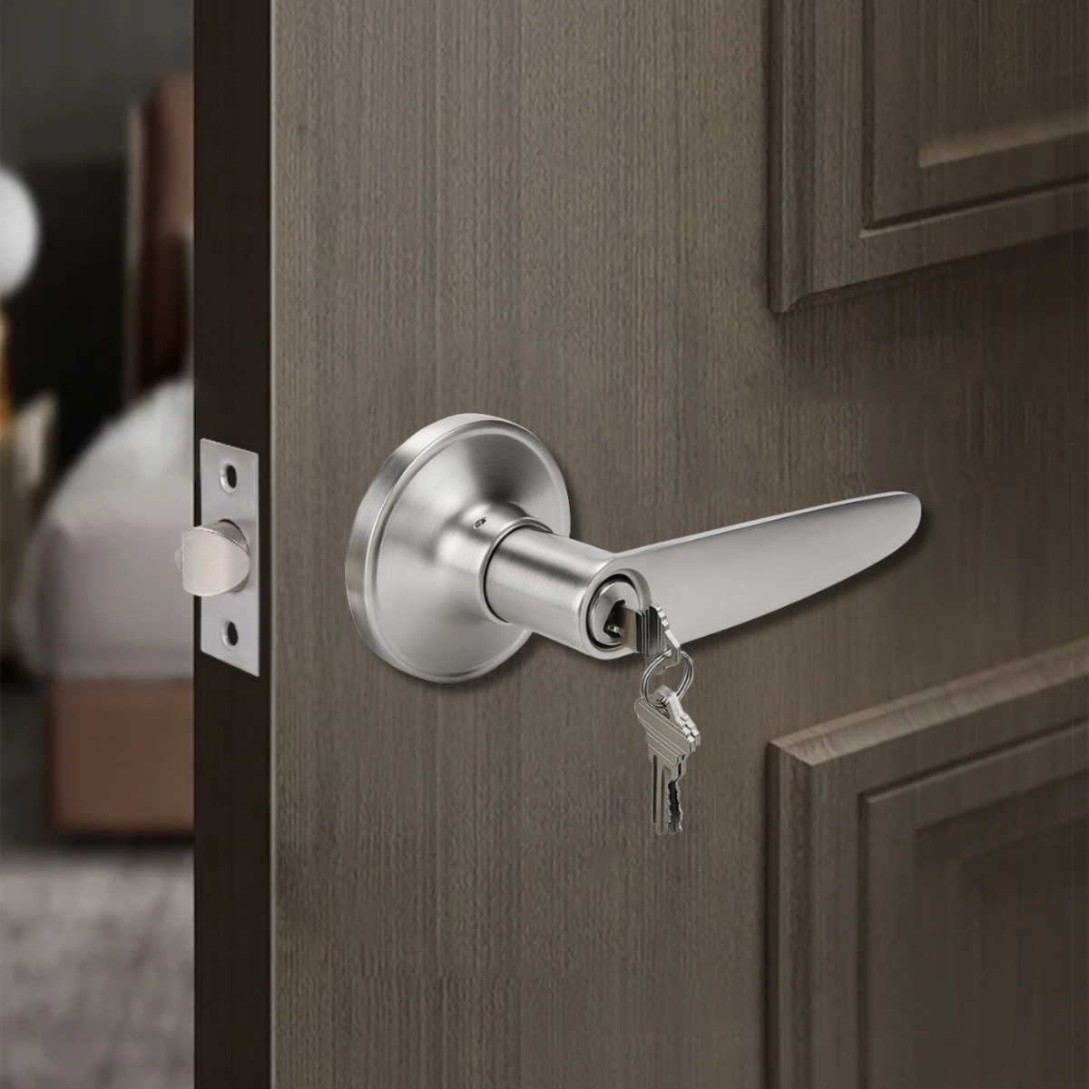 Set 3 Manijas línea Premium Interior Exterior Con Llave