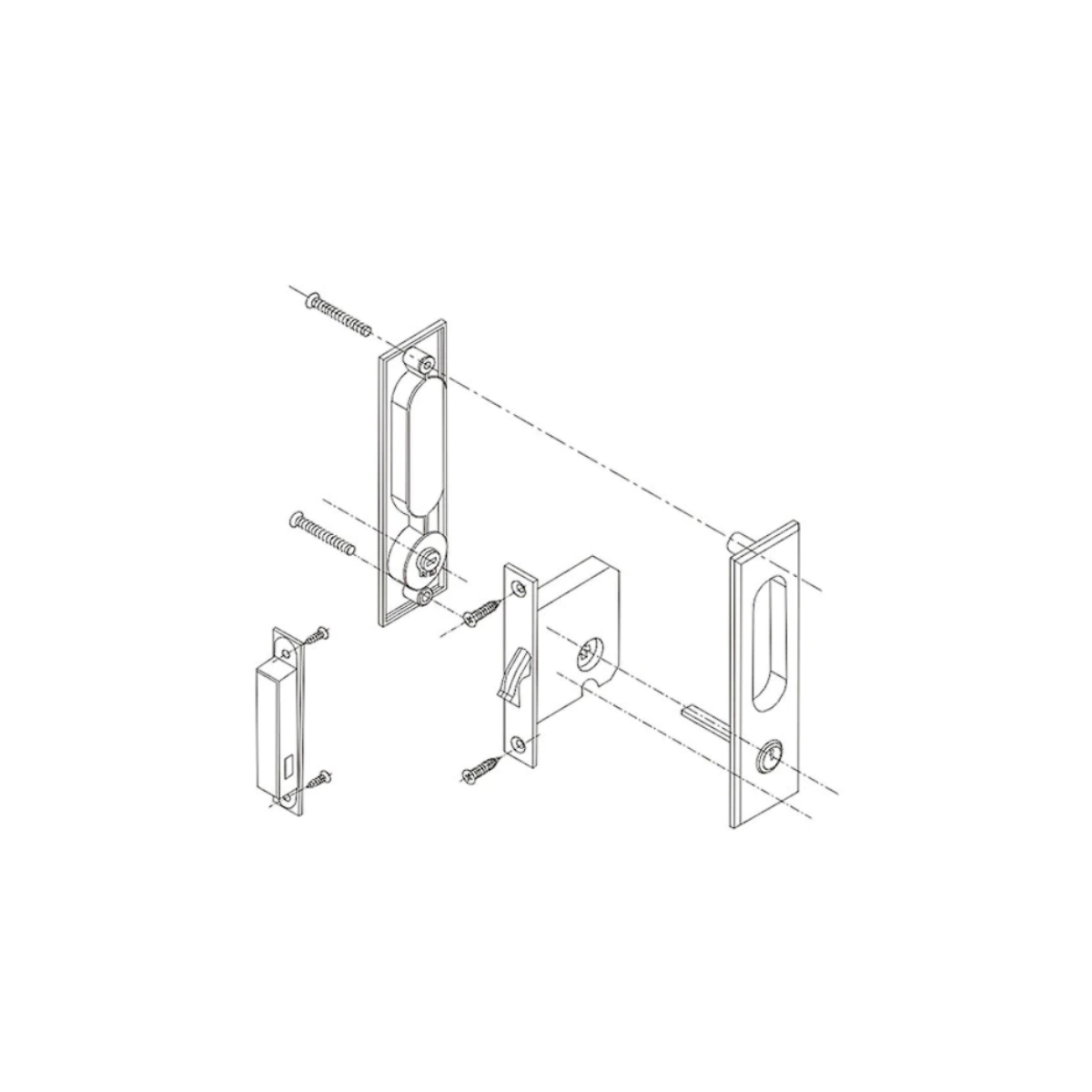 Cerradura Para Puerta Corrediza Tipo Granero