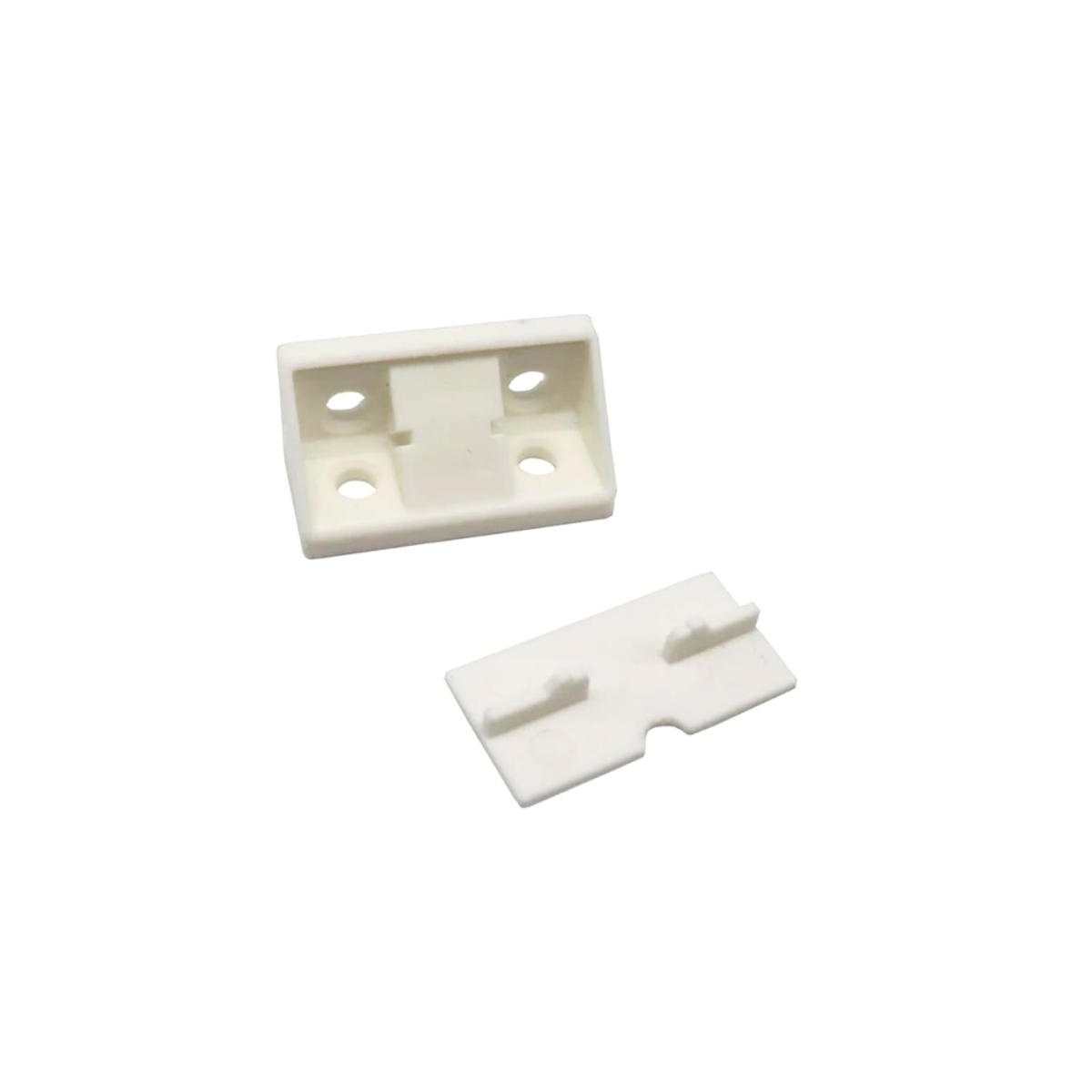 Escuadra Plástica Blanca Pack 10 Unidades - Armado De Muebles