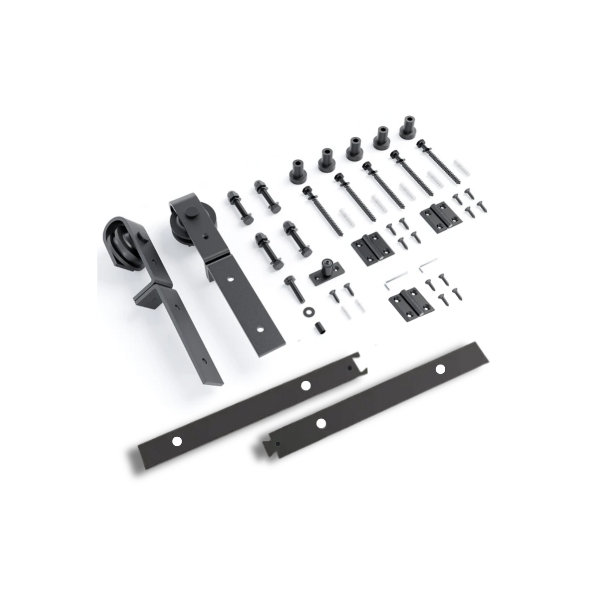 Kit Completo de riel para Puerta plegable estilo Granero