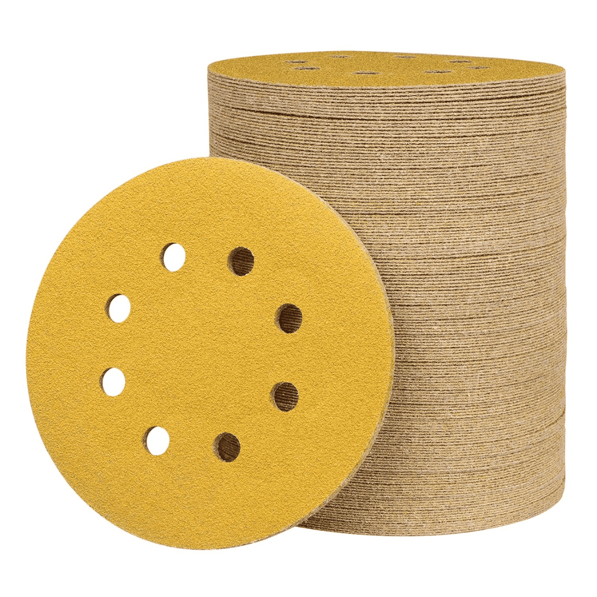 Lija Con Velcro 127mm Para Sistema Roto Orbital Pack de 10 unidaes