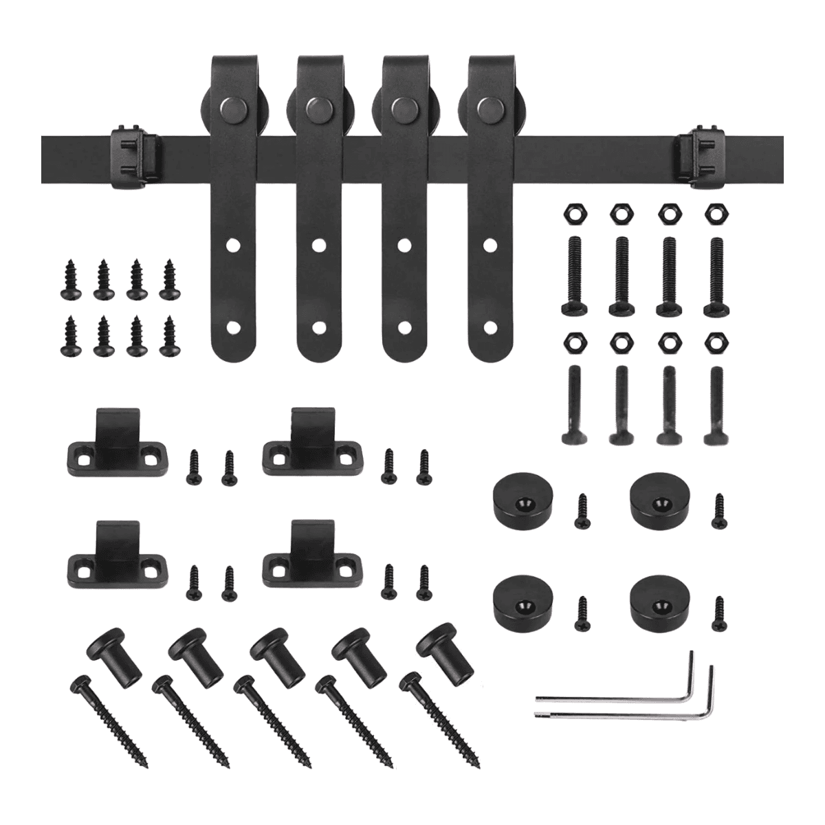kit Mini Riel Granero Doble Para Muebles