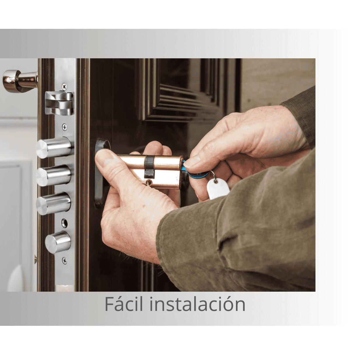 Cilindro Original 70mm Para Puerta De Chapa Semi Blindadas
