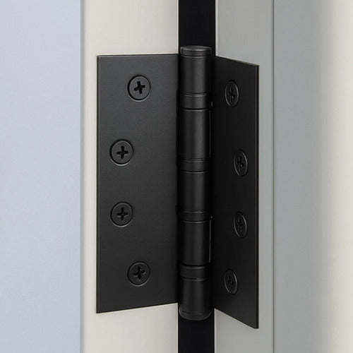 Bisagra Acero Inoxidable Sobre Rulemanes 4x3x3mm Negro