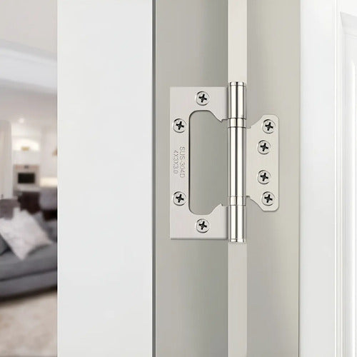 Bisagra Mariposa Flap Doble Rulemán Reforzada 3mm Acero