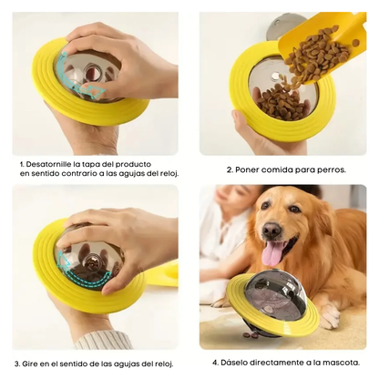 Juguete Interactivo Platillo Volador Para Perros
