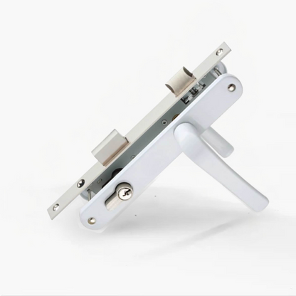 Set De Cerradura Angosta Y Cilíndro Para Puertas De Aluminio, hierro o madera