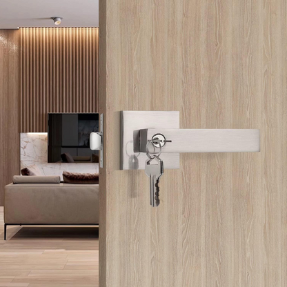 Set 3 Manijas línea Gloss Interior Exterior Con Llave