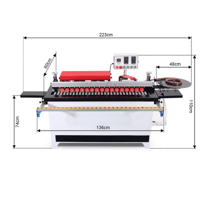 Pegadora De Canto Abs Automática Super Herramienta Industrial