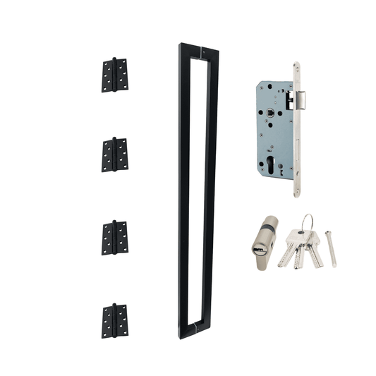 Set De Herrajes Para Puerta De Madera Exterior