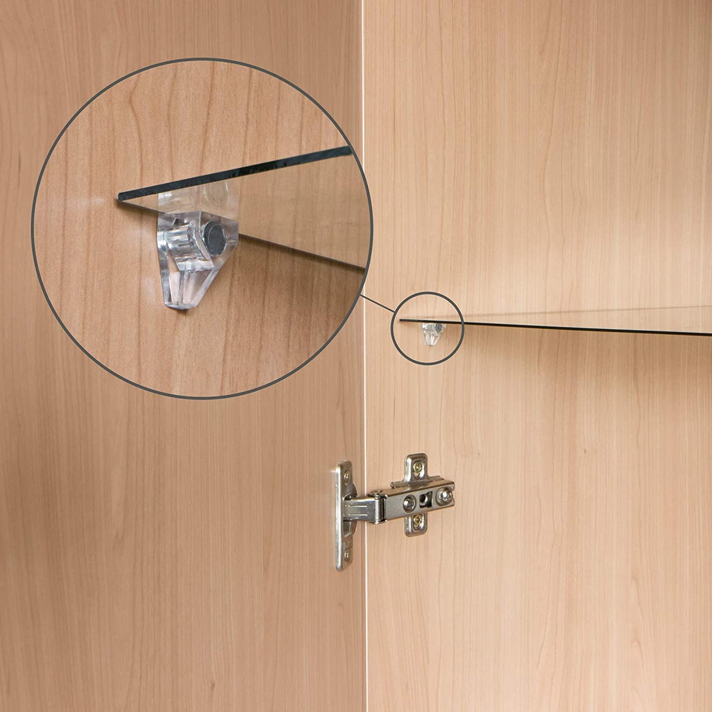Soporte Acrílico Para Estante - 5mm X 30 Unidades