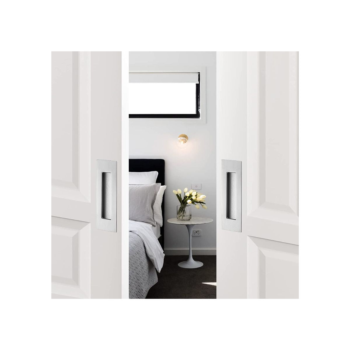 Tirador Cubeta Recta 150mm Embutir