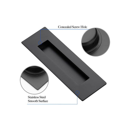 Tirador Cubeta Recta 150mm Embutir