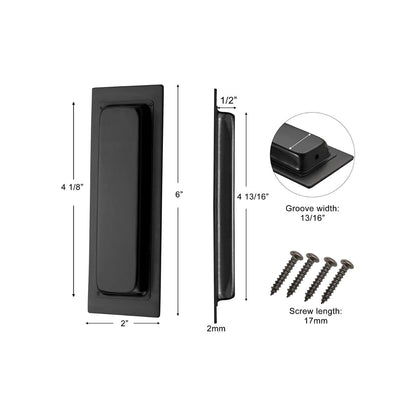 Tirador Cubeta Recta 150mm Embutir