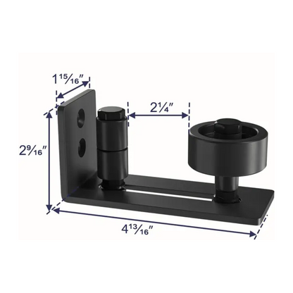 Kit Riel Granero Completo Para Puerta Corrediza 1,5 Metros
