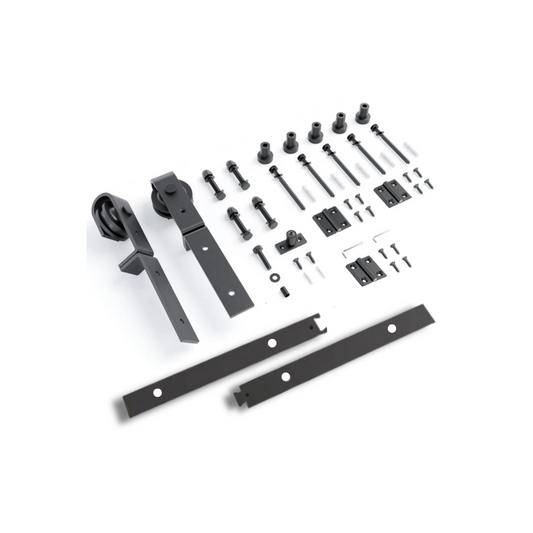 Kit Completo de riel para Puerta plegable estilo Granero