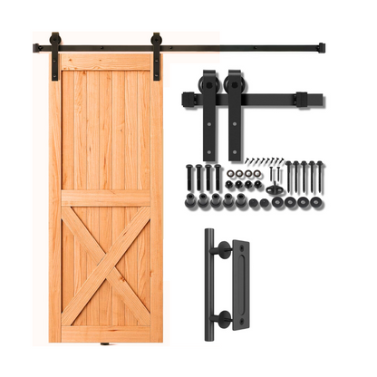 Kit Riel Granero Negro 2 M - Màs Manija Granero 30cm Premium