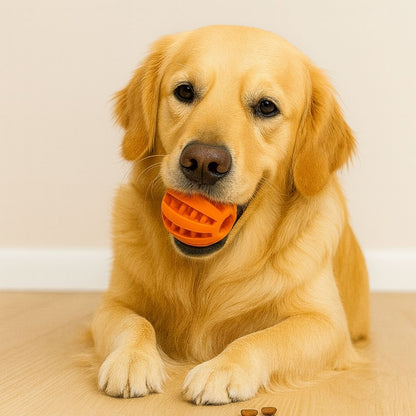 Pelota Mordedora Para Perros Con Dispensador De Comida