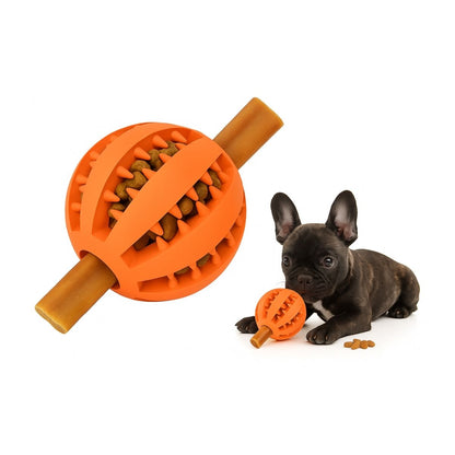 Pelota Mordedora Para Perros Con Dispensador De Comida